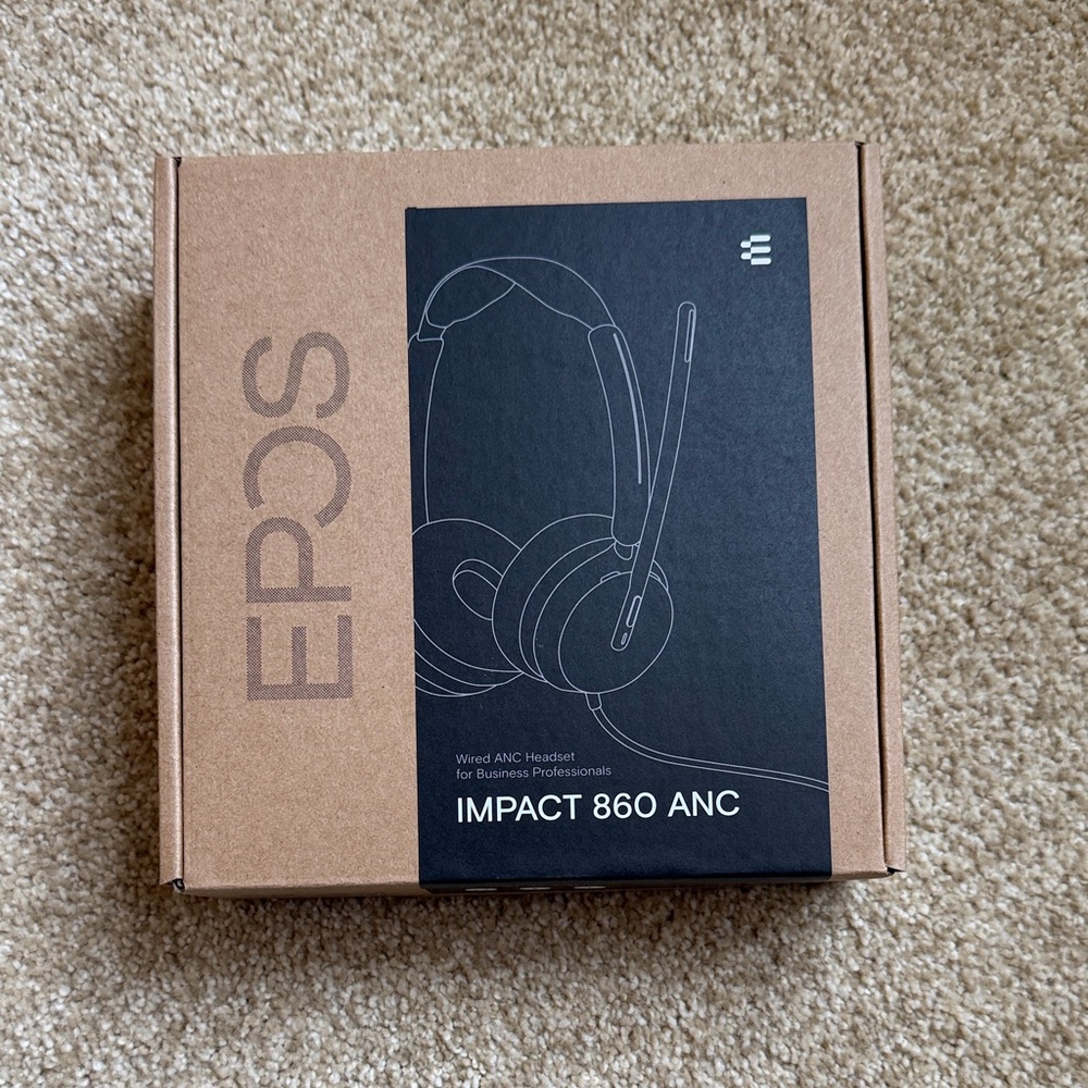 BRAND NEW Impact 860 ANC Over-Ear Headphones - Black